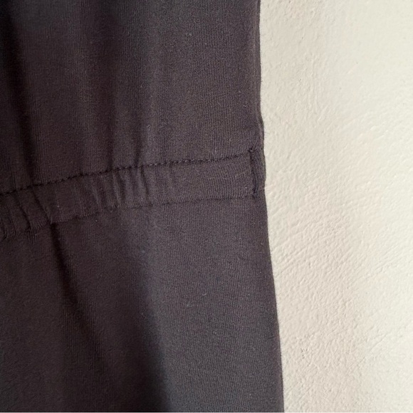 🎁5/$25 eShakti Black 3/4 Sleeve Midi Shirt Dress - Picture 4 of 8